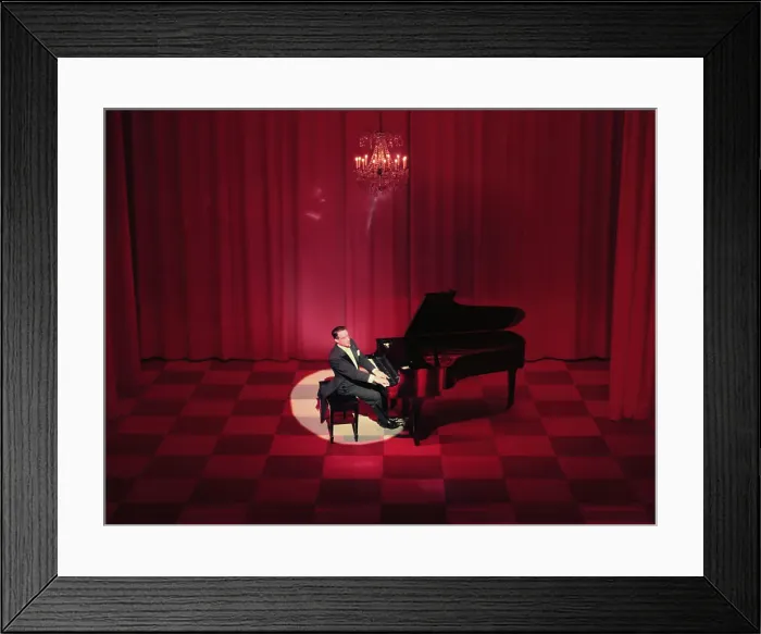 Framed Print : Victor Borge Performing on Stage with Piano Framed Print : Victor Borge Performing on Stage with Piano