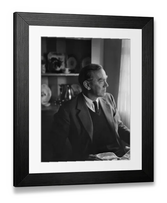 Framed Print : Writer Graham Greene Framed Print : Writer Graham Greene
