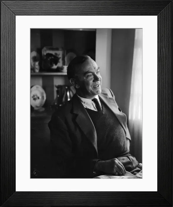 Framed Print : Portrait of Graham Greene