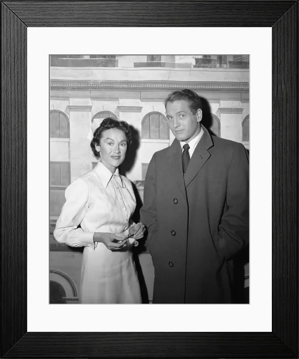 Framed Print : Portrait of Paul Newman and Gerri Bogdanovich Framed Print : Portrait of Paul Newman and Gerri Bogdanovich
