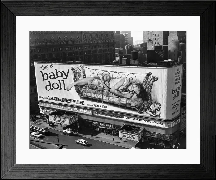 Framed Print : Block Long Marquee on Times Square Framed Print : Block Long Marquee on Times Square
