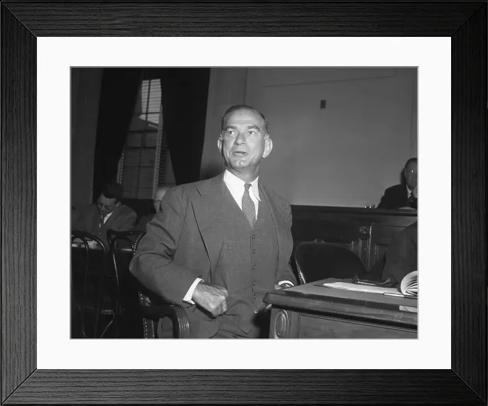 Framed Print : Closeup Of William Fulbright Framed Print : Closeup Of William Fulbright