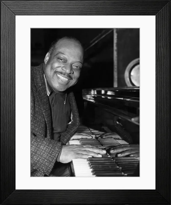 Framed Print : Count Basie Playing Piano Framed Print : Count Basie Playing Piano