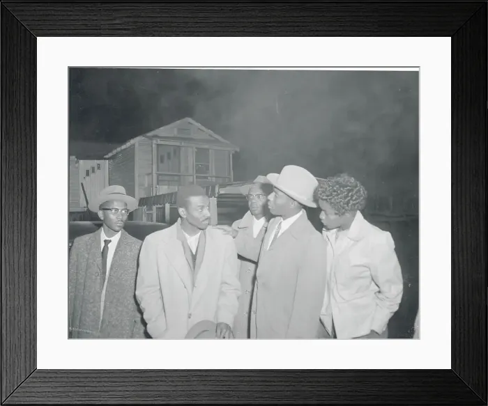 Framed Print : Portrait of Reverend F. L. Shuttlesworth and Supporters Framed Print : Portrait of Reverend F. L. Shuttlesworth and Supporters