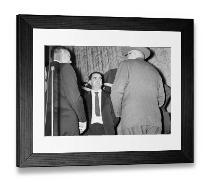 Framed Print : Followers Congratulating White Citizens Orator