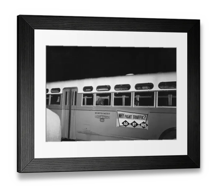 Framed Print : Blacks Sit in Seats of Their Choosing Framed Print : Blacks Sit in Seats of Their Choosing