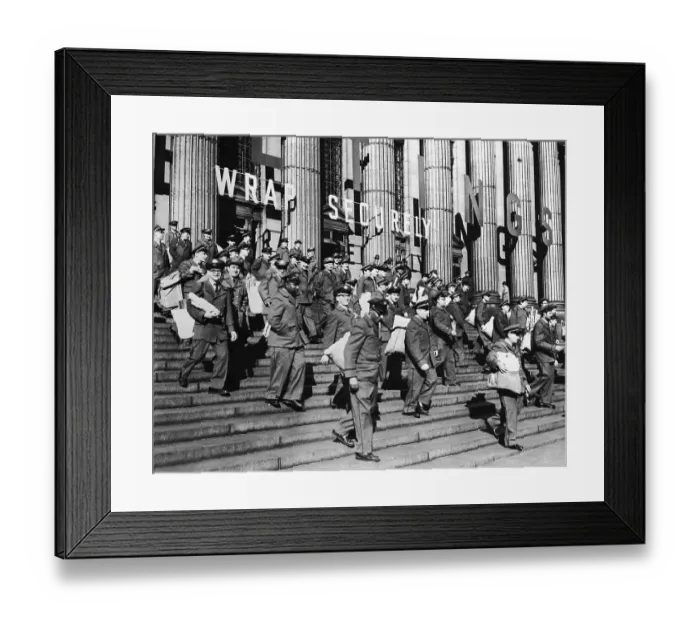 Framed Print : Santas Post Office Helpers on Thier Way Framed Print : Santas Post Office Helpers on Thier Way