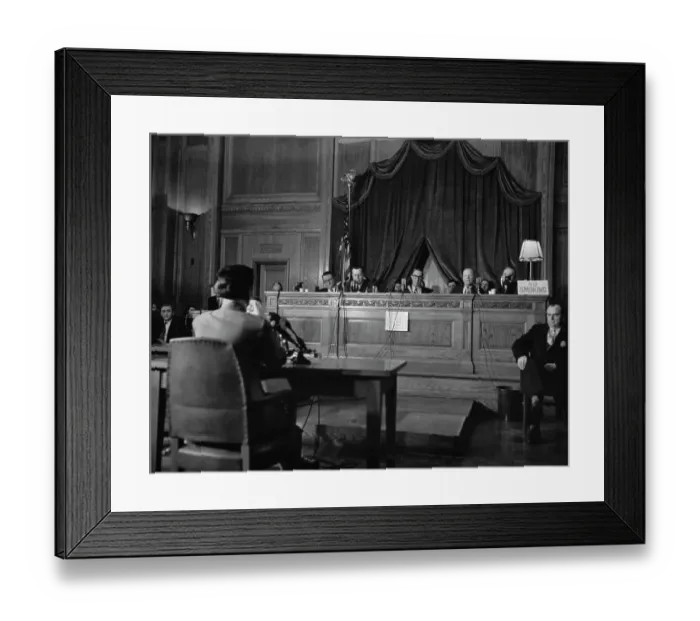 Framed Print : Subcommittee On Juvenile Delinquency Framed Print : Subcommittee On Juvenile Delinquency