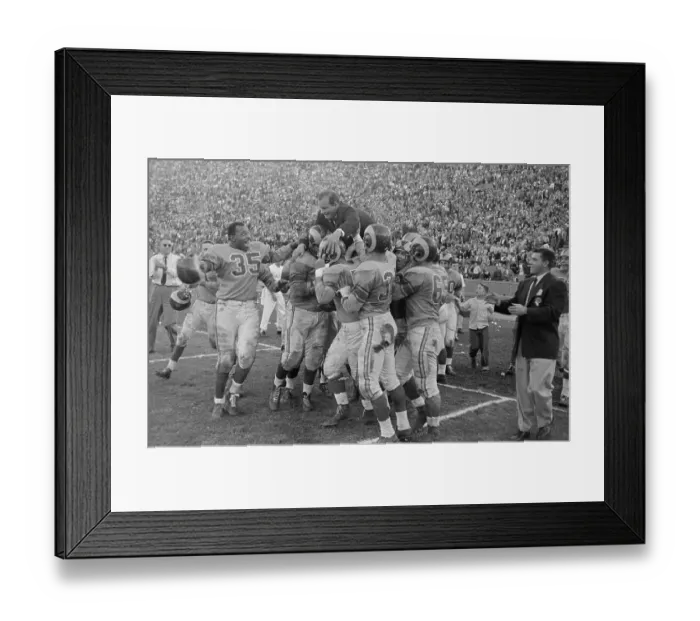 Framed Print : Teammates Carrying Their Coach in Celebration Framed Print : Teammates Carrying Their Coach in Celebration