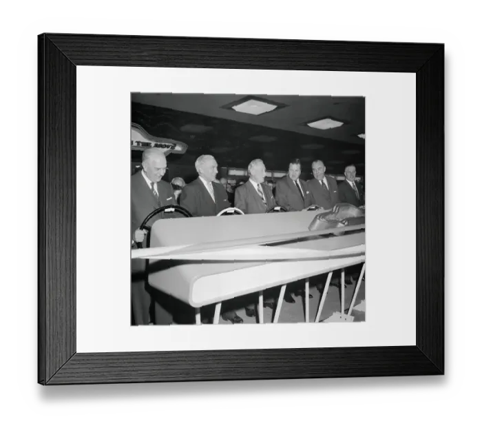 Framed Print : Henry Ford II with Colleagues Framed Print : Henry Ford II with Colleagues
