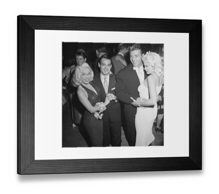 Framed Print : Hollywood Elite Meet On The Dance Floor Framed Print : Hollywood Elite Meet On The Dance Floor