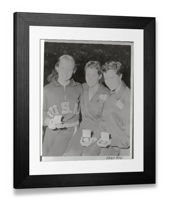 Framed Print : Women's 100 Meter Backstroke Medalists Framed Print : Women's 100 Meter Backstroke Medalists