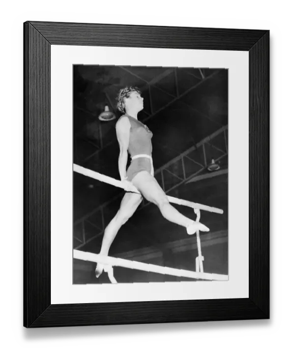 Framed Print : Gymnastics Gold medal Winner Larisa Latynina Framed Print : Gymnastics Gold medal Winner Larisa Latynina