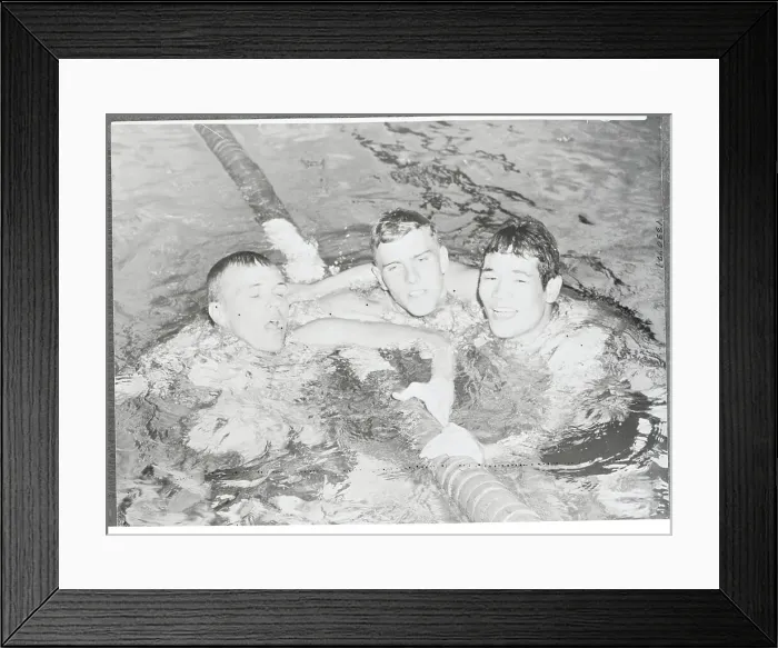 Framed Print : Free Style Swimmers in the Water Framed Print : Free Style Swimmers in the Water