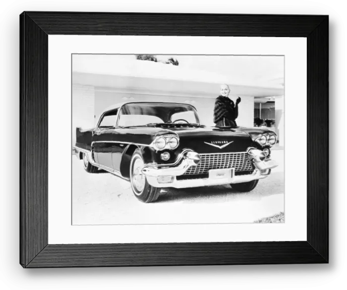 Framed Print : 1957 Cadillac Eldorado Brougham in Driveway Framed Print : 1957 Cadillac Eldorado Brougham in Driveway