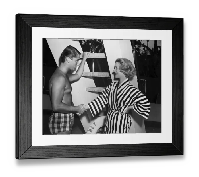 Framed Print : Norma Shearer And Robert Evans Framed Print : Norma Shearer And Robert Evans