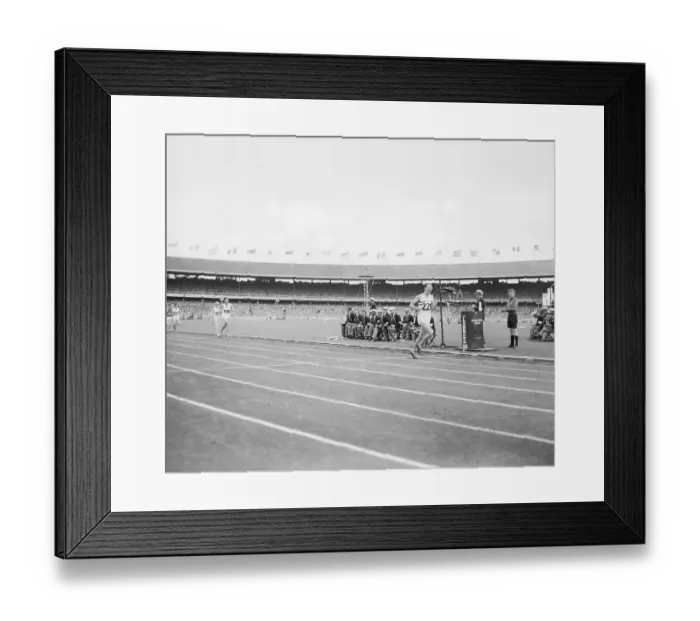 Framed Print : Chris Brasher Wins the 3, 000 Meter Steeplechase Framed Print : Chris Brasher Wins the 3, 000 Meter Steeplechase