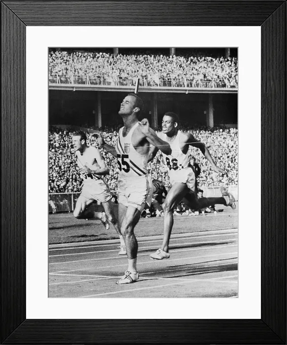 Framed Print : Bobby Morrow Winning 200 Meter Dash Framed Print : Bobby Morrow Winning 200 Meter Dash