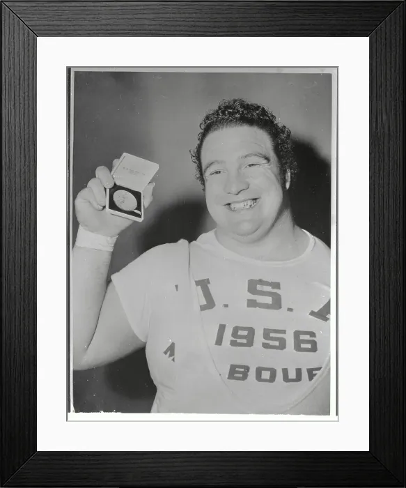 Framed Print : Olympic Gold Medalist Paul Anderson Framed Print : Olympic Gold Medalist Paul Anderson