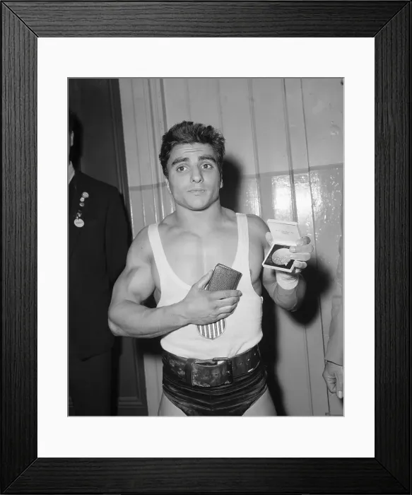 Framed Print : Olympic Gold Medalist Charles Vinci Framed Print : Olympic Gold Medalist Charles Vinci