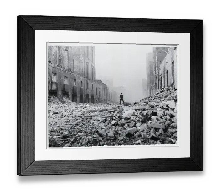 Framed Print : Port Said, Egypt, After Anglo-French Bombardment 1956 Framed Print : Port Said, Egypt, After Anglo-French Bombardment 1956