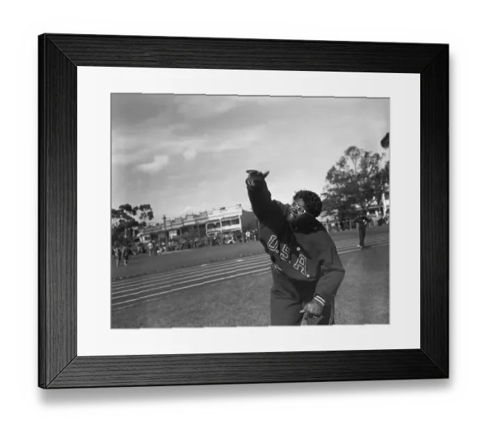 Framed Print : American Olympic Shot Putter Earlene Brown Framed Print : American Olympic Shot Putter Earlene Brown