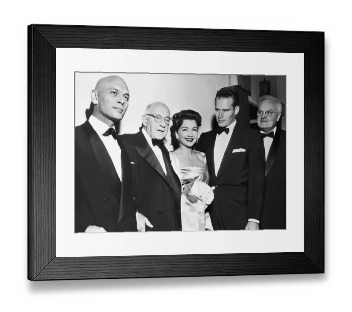 Framed Print : De Mille and Stars at Ten Commandments Premier Framed Print : De Mille and Stars at Ten Commandments Premier