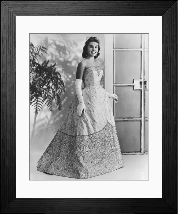 Framed Print : Marian Macknight Models Alix Ballgown Framed Print : Marian Macknight Models Alix Ballgown
