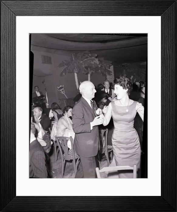 Framed Print : Walter Winchell Dancing at El Morocco Framed Print : Walter Winchell Dancing at El Morocco