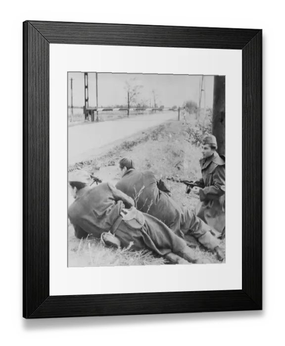 Framed Print : Hungarian Rebels at Austrian Border Framed Print : Hungarian Rebels at Austrian Border