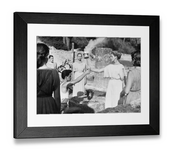 Framed Print : Handing Over the Olympic Torch Framed Print : Handing Over the Olympic Torch