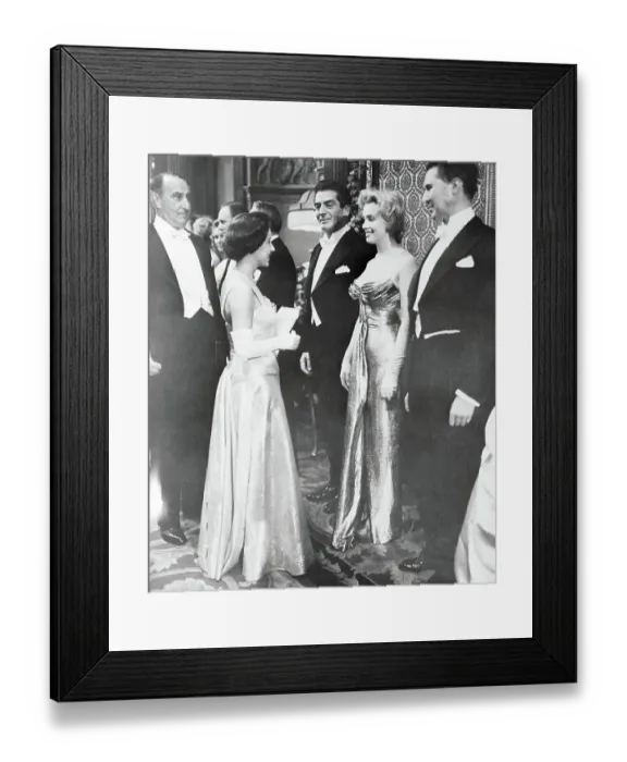 Framed Print : Marilyn Meets Princess Framed Print : Marilyn Meets Princess