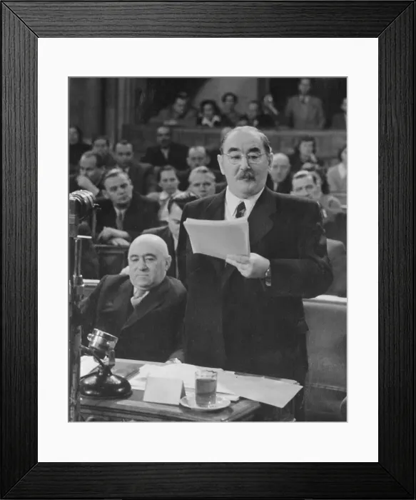 Framed Print : Imre Nagy and Matyas Rakosi