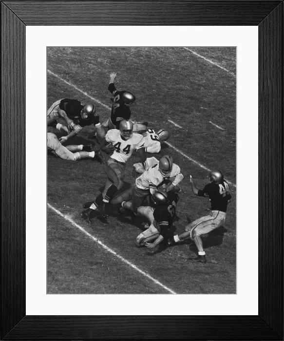 Framed Print : Jim Brown (#44), of the Syracuse Orangemen American football team Framed Print : Jim Brown (#44), of the Syracuse Orangemen American football team