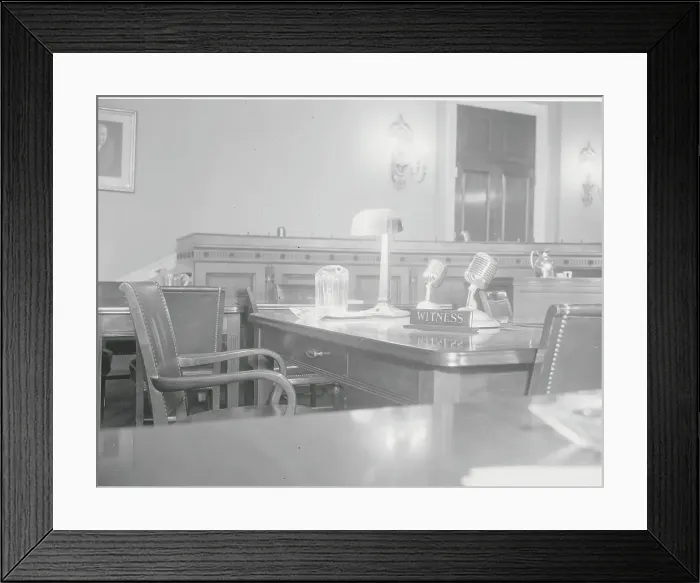 Framed Print : Empty Witness Seat Framed Print : Empty Witness Seat