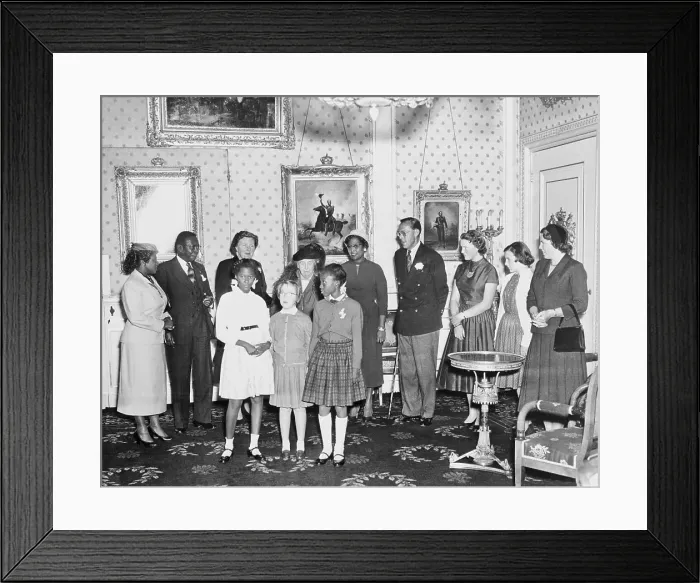 Framed Print : Dutch Royalty at Liberian Celebration Framed Print : Dutch Royalty at Liberian Celebration
