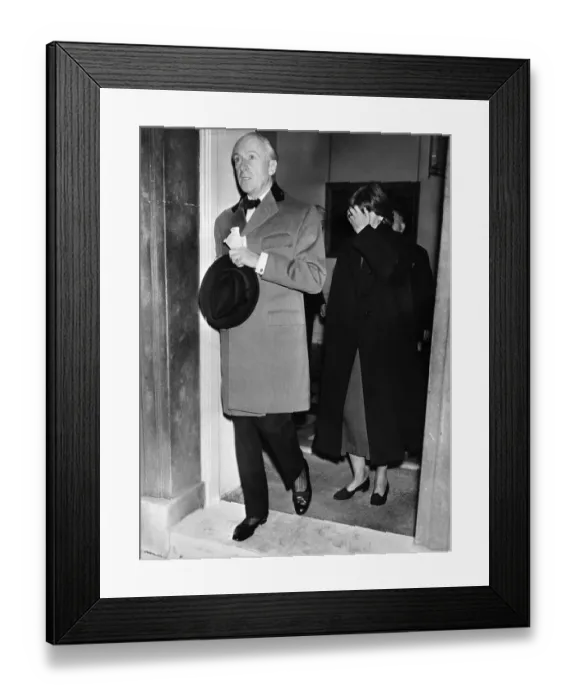 Framed Print : Cecil Beaton with Greta Garbo Hiding Face Framed Print : Cecil Beaton with Greta Garbo Hiding Face