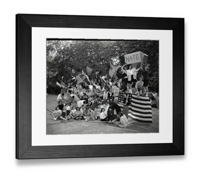 Framed Print : Float in the Eisenhower Day Parade Framed Print : Float in the Eisenhower Day Parade