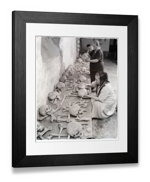Framed Print : Women of Red Hoods Dust Skulls Framed Print : Women of Red Hoods Dust Skulls