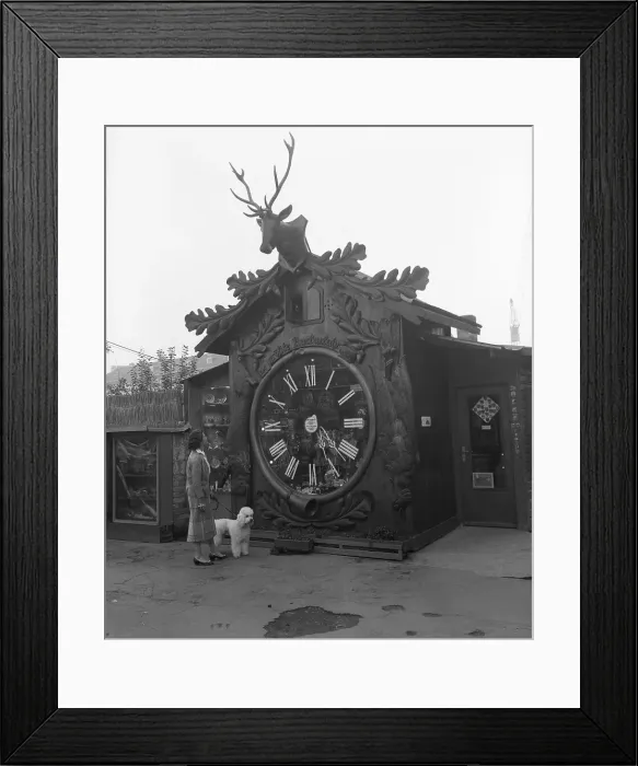 Framed Print : Wiesbaden Cuckoo Clock Shop Framed Print : Wiesbaden Cuckoo Clock Shop