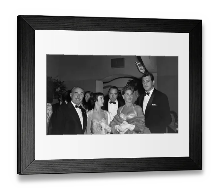Framed Print : Natalie Wood and Other Celebrities Framed Print : Natalie Wood and Other Celebrities