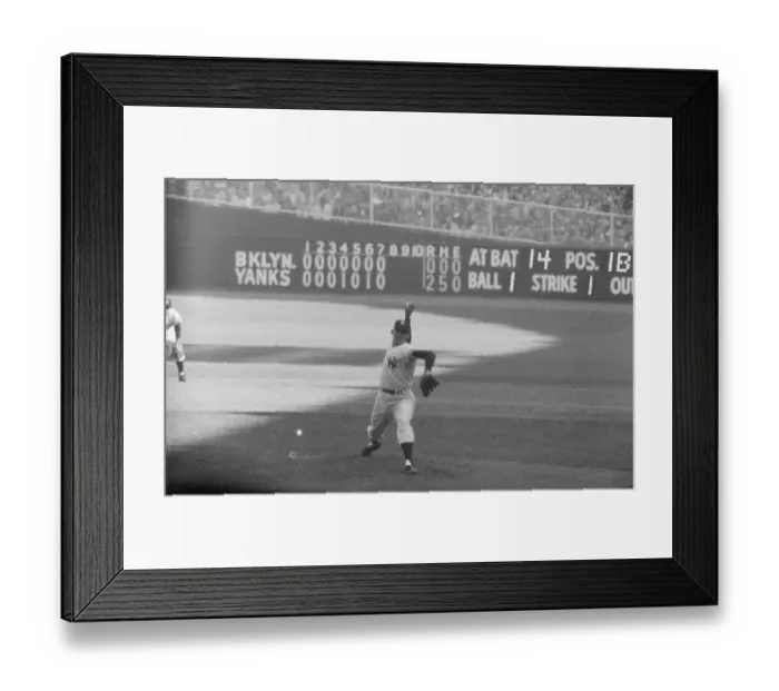 Framed Print : Don Larsen Pitching Framed Print : Don Larsen Pitching