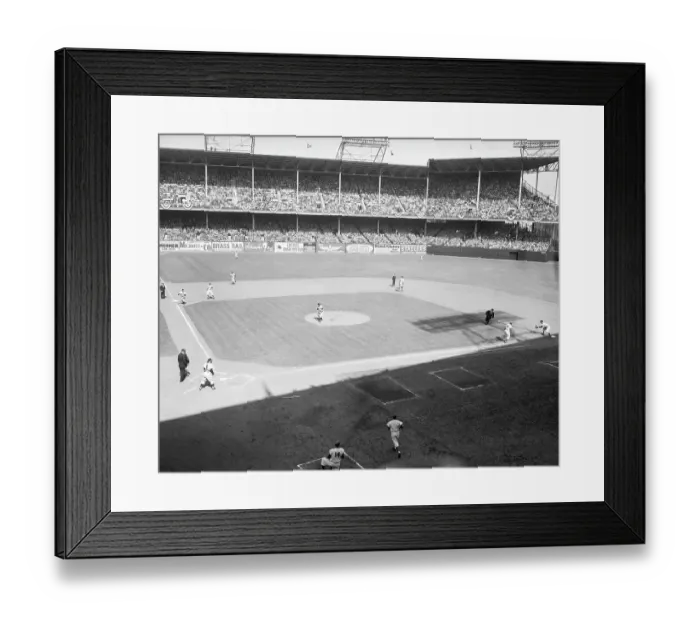 Framed Print : View Of Ebbets Field During the 1956 World Series Framed Print : View Of Ebbets Field During the 1956 World Series