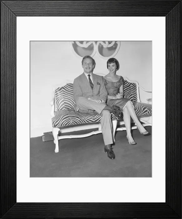 Framed Print : Natalie Wood and Oleg Cassini Framed Print : Natalie Wood and Oleg Cassini