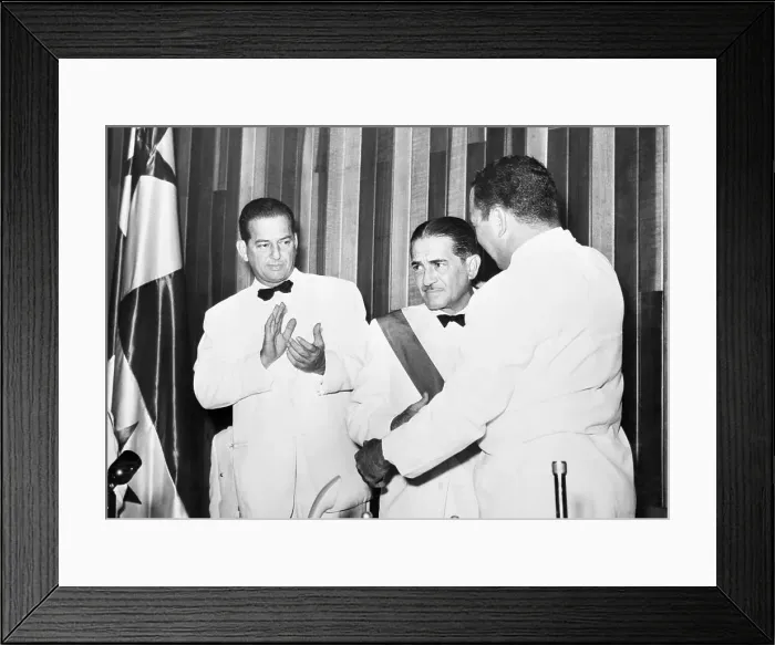 Framed Print : Panama Installs new President Framed Print : Panama Installs new President