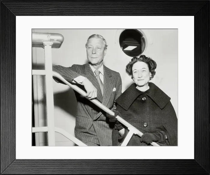 Framed Print : Duke and Duchess of Windsor in New York City Framed Print : Duke and Duchess of Windsor in New York City