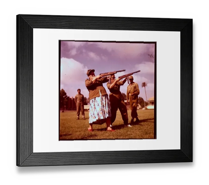 Framed Print : Women Training for Egypt's Liberation Army