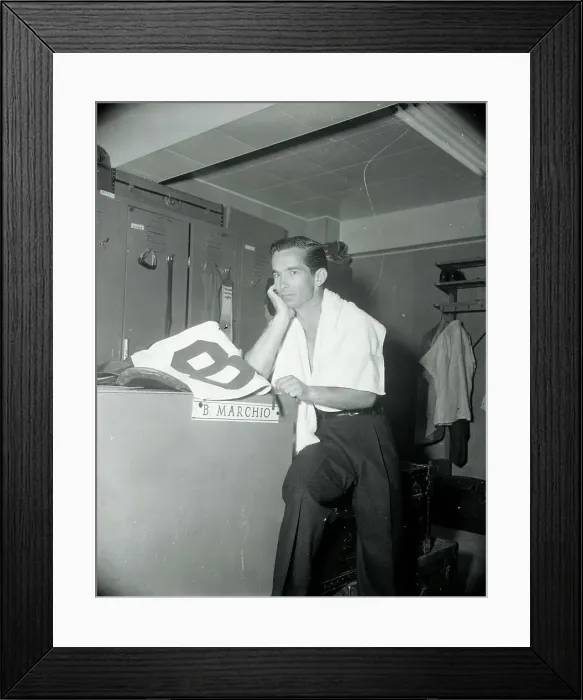 Framed Print : Willie Shoemaker Standing by Horse's Number