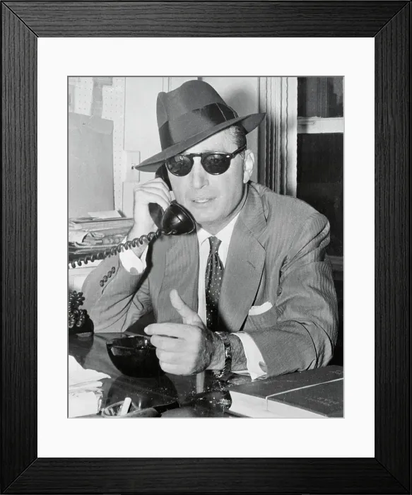 Framed Print : Robert Harrison Speaking on Telephone Framed Print : Robert Harrison Speaking on Telephone