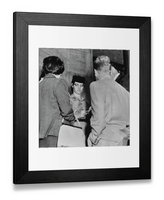 Framed Print : Donna LaMarca, Wife Of Kidnapper Angelo LaMarca Framed Print : Donna LaMarca, Wife Of Kidnapper Angelo LaMarca